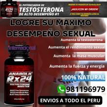 ORIGINAL ANABOLIC RX24-POTENCIADOR-VIRIL-AUMENTA LATESTOSTERONA-SEXSHOP LIMA 